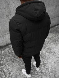 Ανδρικό μπουφάν μαύρο OZONEE JS/M761/392