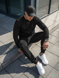 Ανδρικό σετ φόρμας μαύρο OZONEE JS/68C10380/3Z