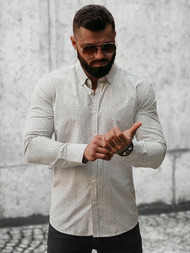 Ανδρικό πουκάμισο Γκρί OZONEE O/CLS349