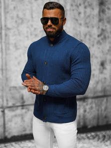Ανδρικό πουλόβερ ναυτικό μπλε OZONEE NB/MM6020/6