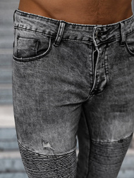 Ανδρικό τζιν παντελόνι mαύρος OZONEE NB/MP0069N