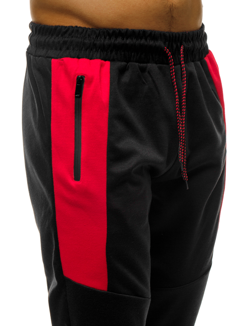 Ανδρικό παντελόνι φόρμας μαύρο OZONEE JS/JZ11011