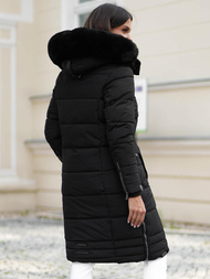 Γυναικείο μπουφάν μαύρο OZONEE O/W377Z