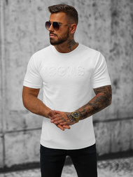 Ανδρικό μπλουζάκι λευκό OZONEE O/JW533B