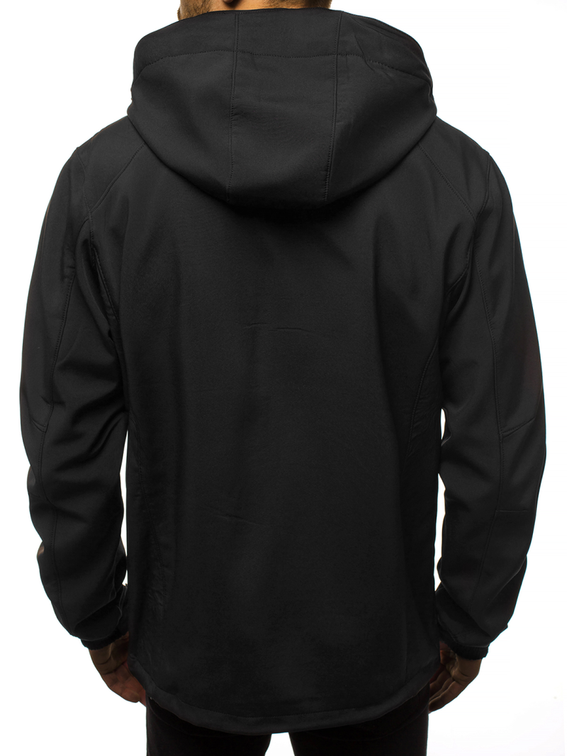 Ανδρικό μπουφάν Softshell μαύρο-πράσινο OZONEE GE/12266