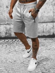 Ανδρικό σόρτς φόρμας γκρι OZONEE JS/8K296