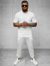 Ανδρικό μπλουζάκι λευκό OZONEE O/Y960T