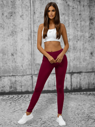 Γυναικείο κολάν μπορντό OZONEE O/YY9276