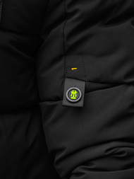 Ανδρικό χειμερινό μπουφάν μαύρο OZONEE JS/22M60/392