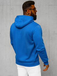 Ανδρικό Φούτερ με Κουκούλα μπλε OZONEE JS/2008Z 