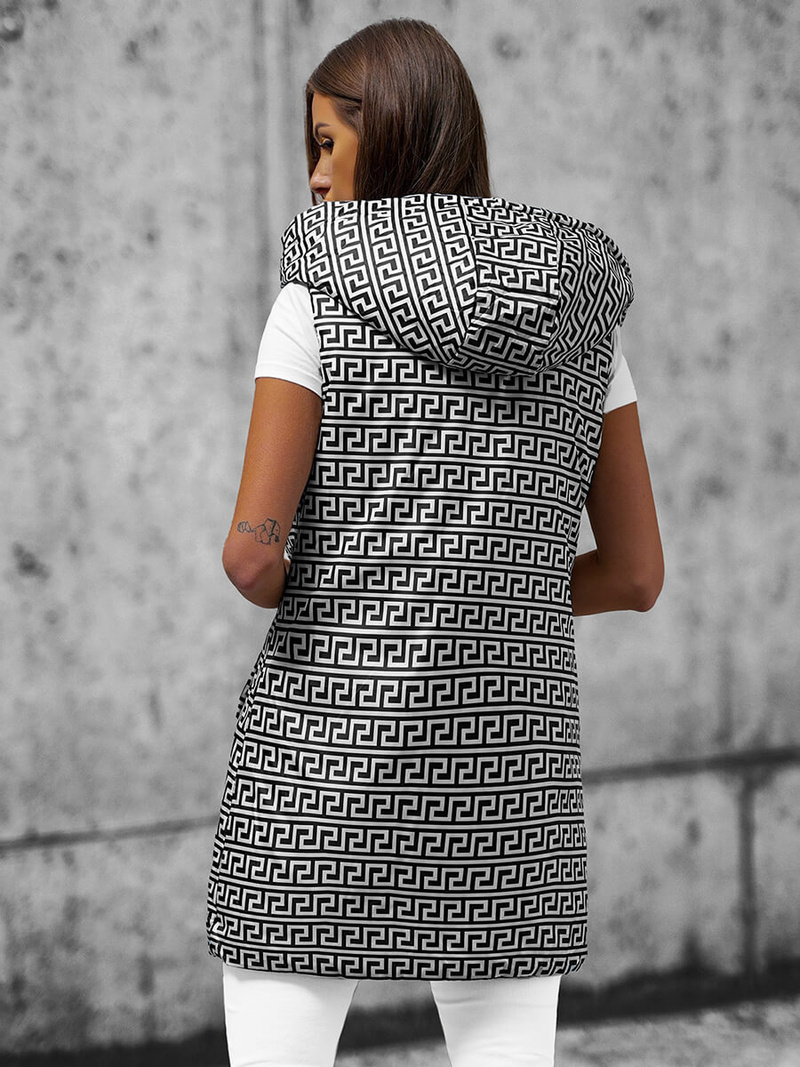 Γυναικείο αμάνικο μπουφάν ναυτικό μπλε OZONEE JS/16M9066/215