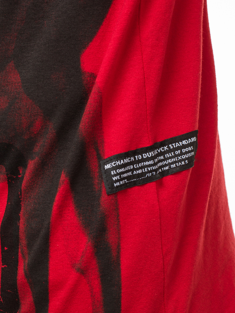 Ανδρικό μπλουζάκι με μακριά μανίκια Κόκκινο OZONEE O/1291Z