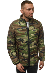 Ανδρικό μπουφάν χακί-καμουφλάζ OZONEE JS/SM80Z