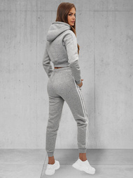 Γυναικείο σετ φόρμας δύο κομματιών Γκρί OZONEE JS/8C67/2Z