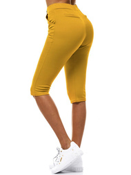 Γυναικείο κοντό κολάν κάμελ OZONEE JS/1027/B10