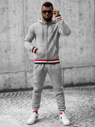 Ανδρικό σετ φόρμας γκρι OZONEE JS/8C65/2