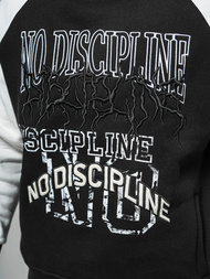 Φούτερ με Κουκούλα μαύρο OZONEE O/SWE23037