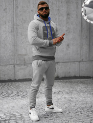 Ανδρικό σετ φόρμας γκρι OZONEE JS/8C59/2