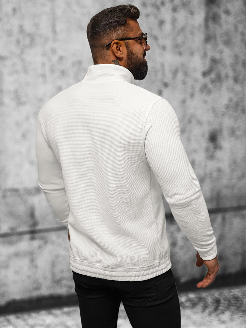 Ανδρικό Φούτερ eκρού OZONEE O/TB2302