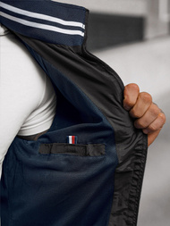 Ανδρικό χειμερινό μπουφάν μαύρο OZONEE JS/5M3101/392Z