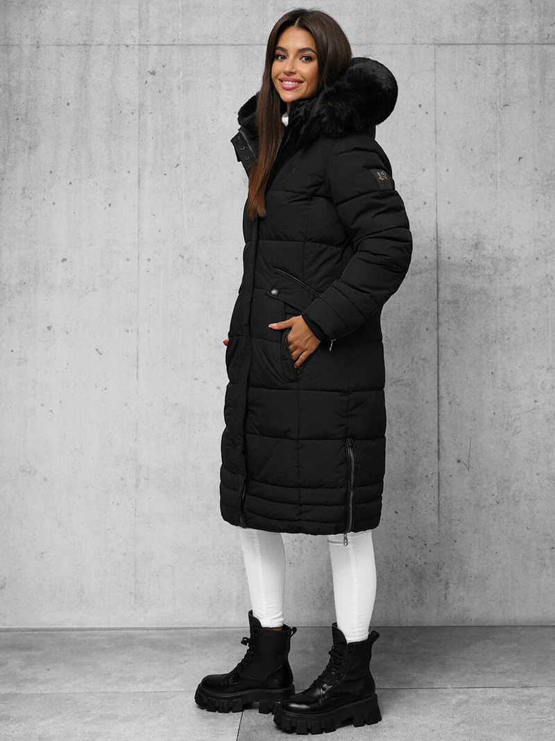 Γυναικείο μπουφάν μαύρο OZONEE O/W377