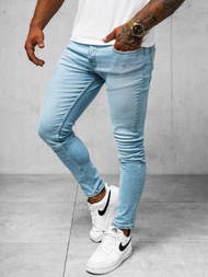 Ανδρικό τζιν παντελόνι μπλε OZONEE O/426SP