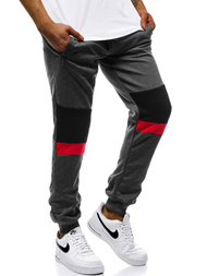 Ανδρικό παντελόνι φόρμας γραφίτη OZONEE JS/JZ11016