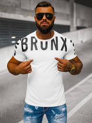 Ανδρικό μπλουζάκι λευκό OZONEE O/8T1265/1