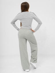 Γυναικείο σετ φόρμας δύο κομματιών γκρι OZONEE JS/M60815AB