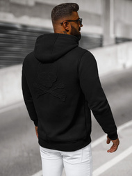 Ανδρικό Φούτερ με kουκούλα μαύρο OZONEE NB/MF2003