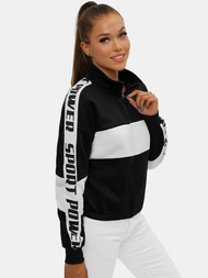 Γυναικείο φούτερ μαύρο OZONEE JS/B26020Z