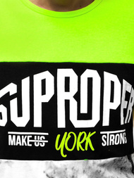 Ανδρικό μπλουζάκι πράσινο OZONEE JS/KS1974Z