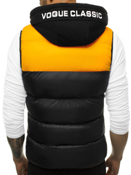 Ανδρικό αμάνικο μπουφάν μαύρο OZONEE N/6500