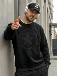 Ανδρικό Φούτερ μαύρο OZONEE JS/8B1991/3