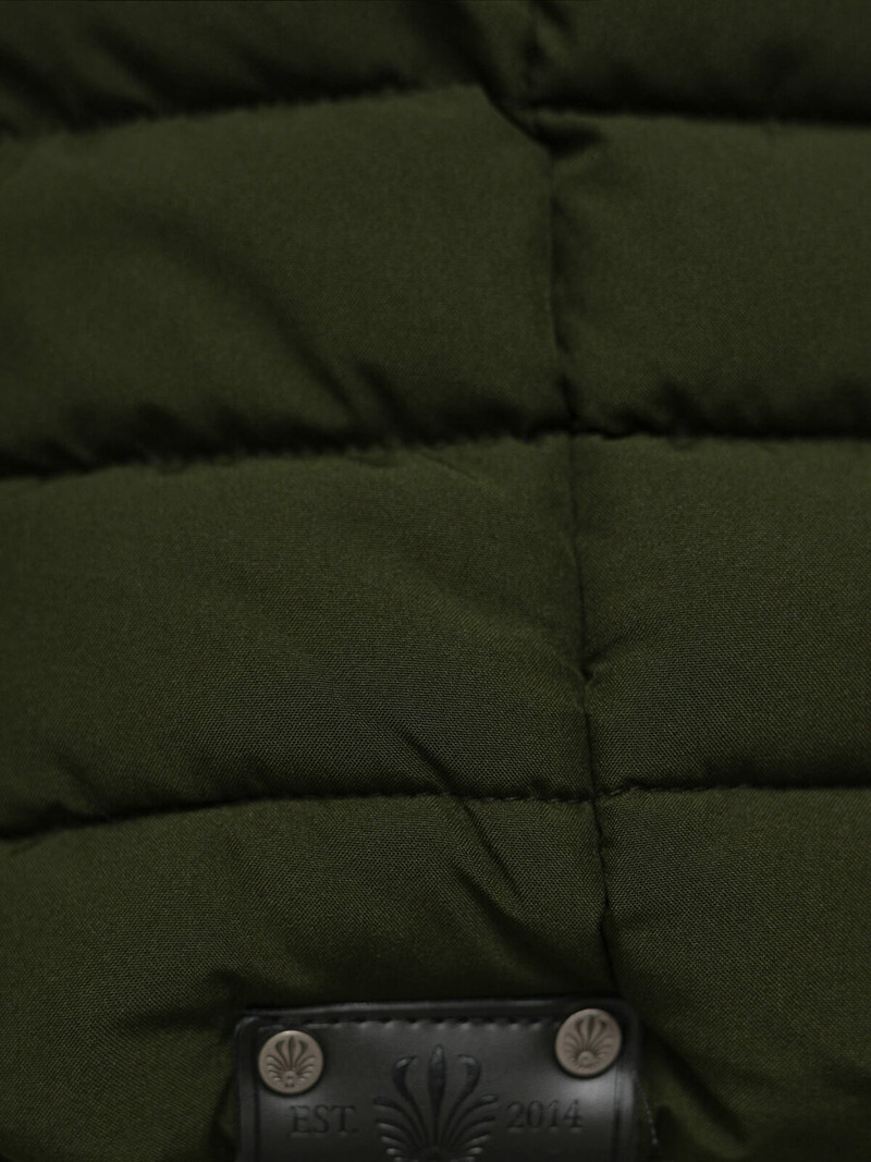 Γυναικείο μπουφάν χακί OZONEE O/W377Z