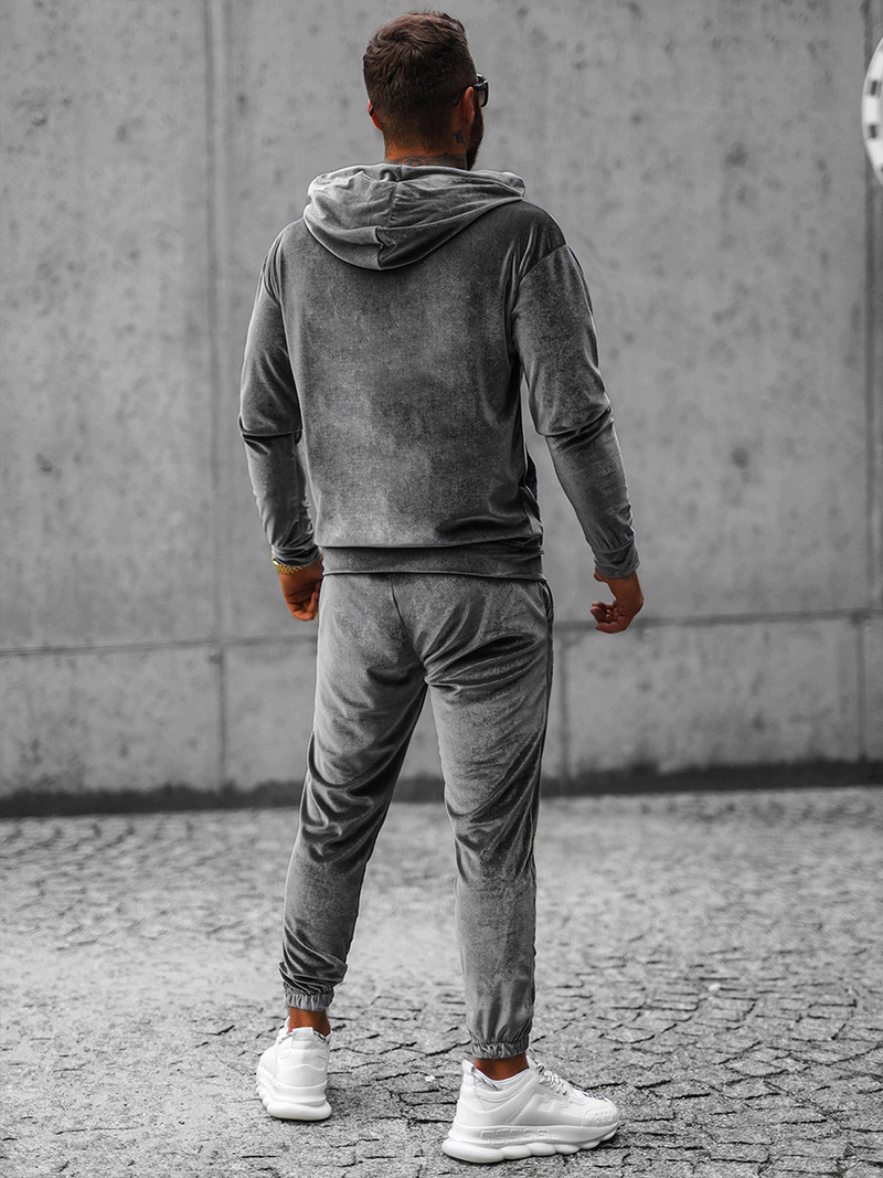 Ανδρικό σετ φόρμας Γκρί OZONEE O/D8160/9157