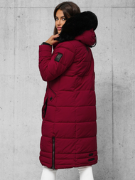 Γυναικείο μπουφάν μπορντό OZONEE O/W377