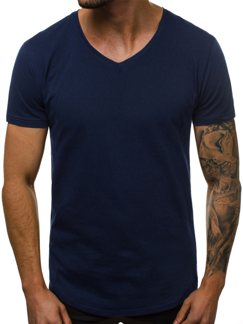 Ανδρικό μπλουζάκι ναυτικό μπλε OZONEE O/2309