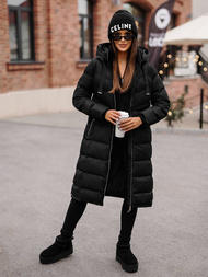 Γυναικείο μπουφάν μαύρο OZONEE JS/M736/392Z