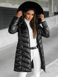 Γυναικείο μπουφάν μαύρο OZONEE JS/16M9100/392Z