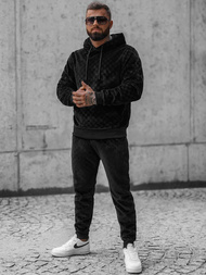 Ανδρικό σετ φόρμας μαύρο OZONEE O/3A82