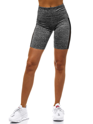 Γυναικείο σόρτς φόρμας γκρι OZONEE O/6693