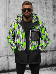 Ανδρικό μπουφάν καμουφλάζ-πράσινο OZONEE JS/M36/406