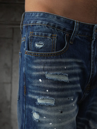 Ανδρικό τζιν παντελόνι μπλε OZONEE O/KK2885