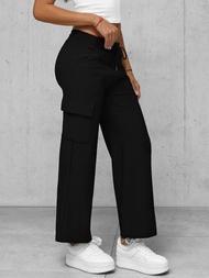 Γυναικείο παντελόνι μαύρο OZONEE JS/92K515/3