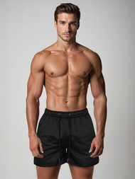 Ανδρικό μαγιό μαύρο OZONEE JS/XL018/1Z