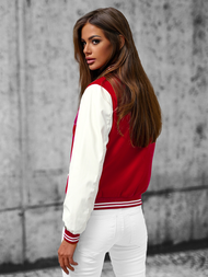 Γυναικείο μπουφάν το κόκκινο OZONEE JS/16M9067/270