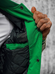 Ανδρικό μπουφάν Πράσινος OZONEE JS/84M3021/236