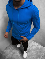 Ανδρικό μπλουζάκι με μακριά μανίκια μπλε OZONEE MECH/2148TZ 