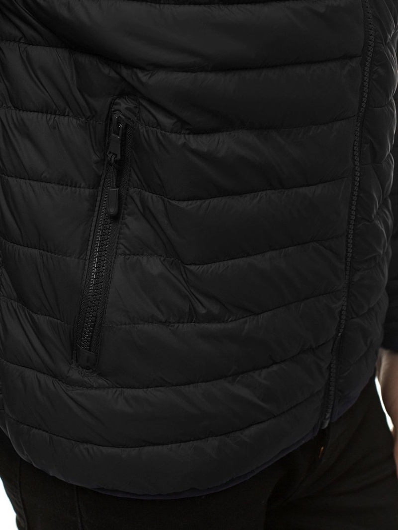 Ανδρικό μπουφάν μαύρο OZONEE JS/LY33